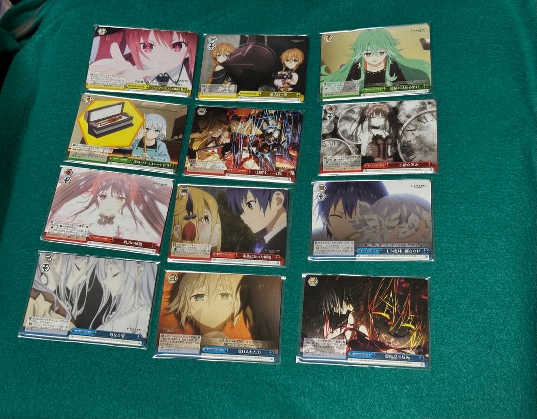 ヴァイスシュヴァルツ デートアライブ Vol.3　RR以下　4コン セット