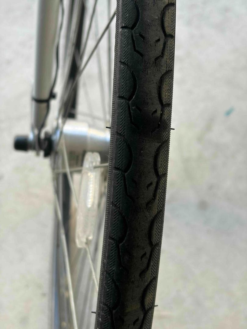 引取限定 イオンバイク アストロイア クロスバイク 700C 6段変速 ホワイト