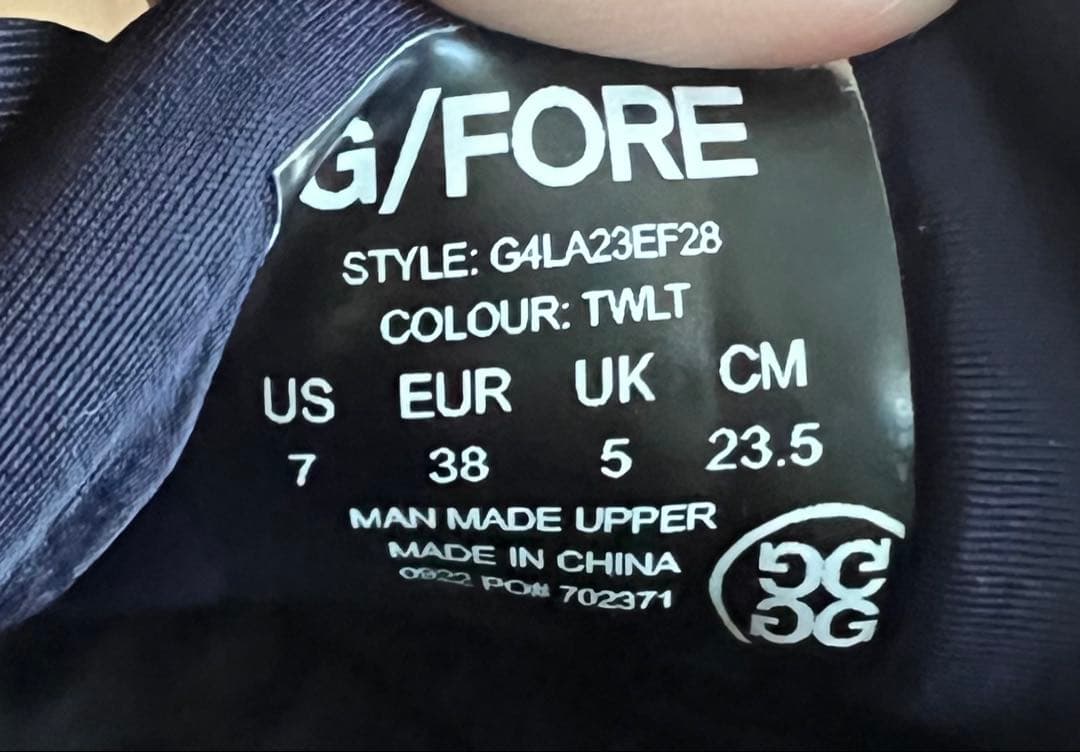 ジーフォア ネイビー ゴルフシューズ 女性用