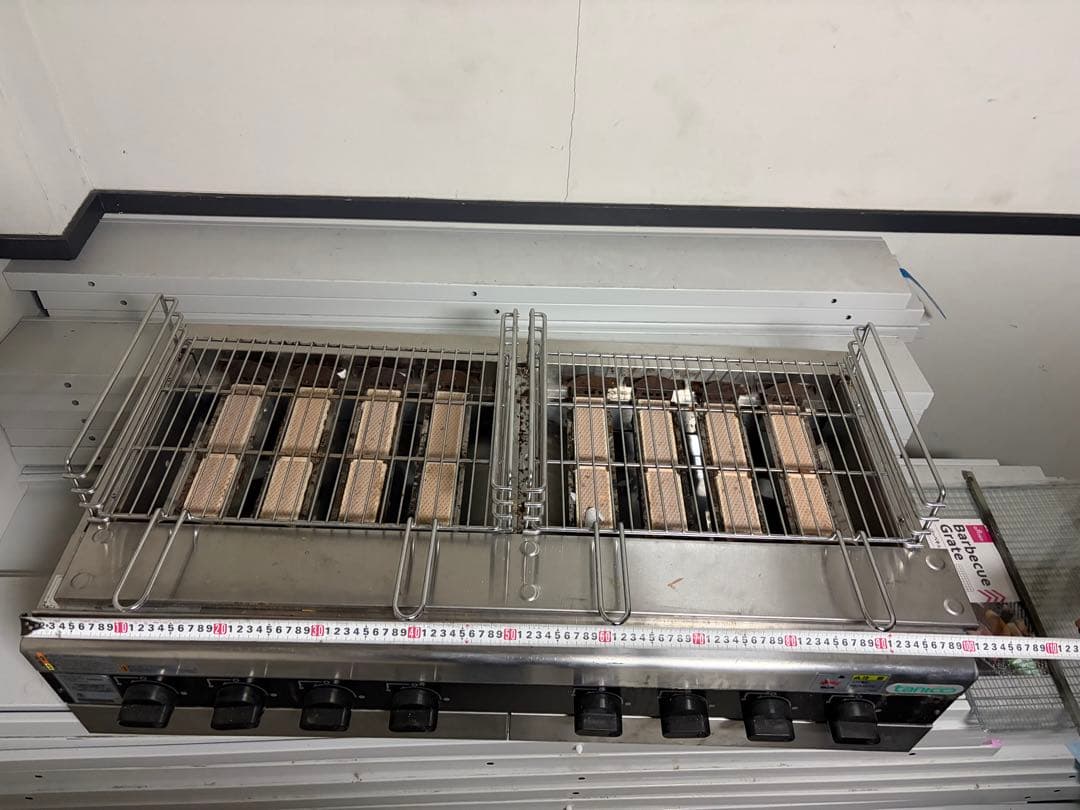 tanico 大型5バーナーグリル 焼き網付き