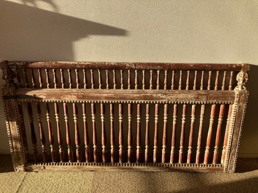 インド アンティーク 木製フェンス　子供部屋 19世紀