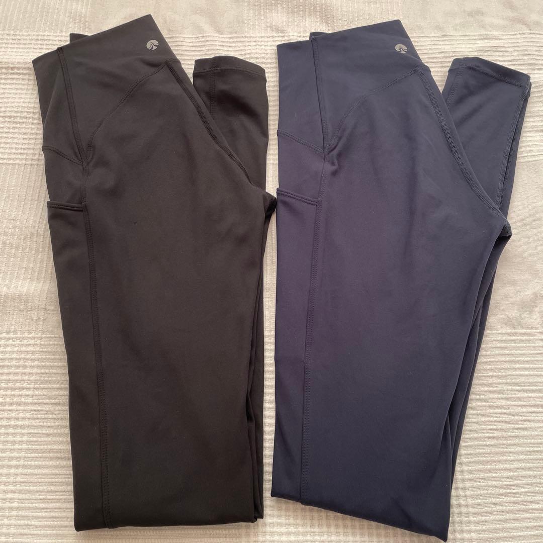 【2点 黒&紺】SUKALA トレンカレギンス　サイズS