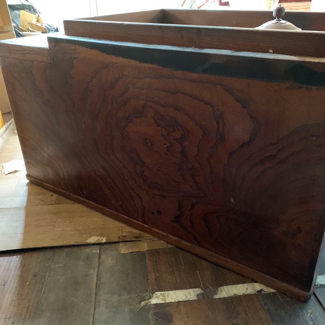 長火鉢 木製 昭和レトロ アンティーク