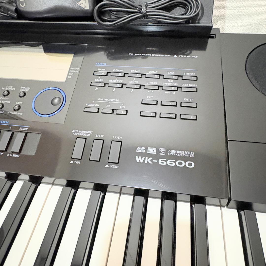 CASIO WK-6600 76鍵盤 700音色 210リズム