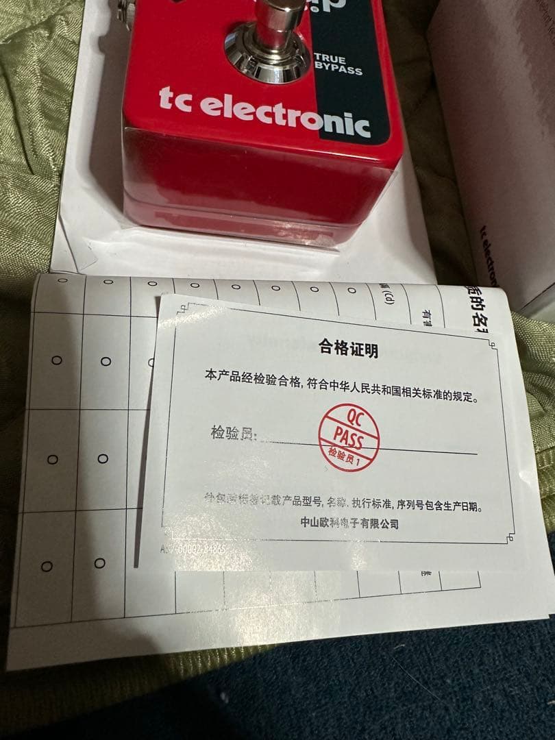 tc electronic SUB 'N' UP OCTAVER 通電のみ使用