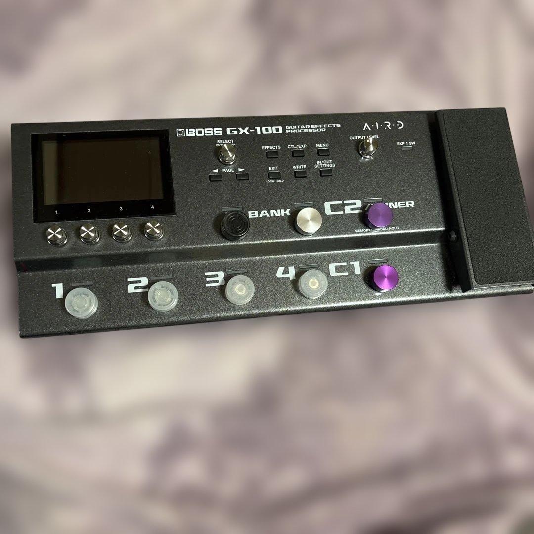 BOSS GX-100 マルチエフェクター アダプターキャリングケース付属