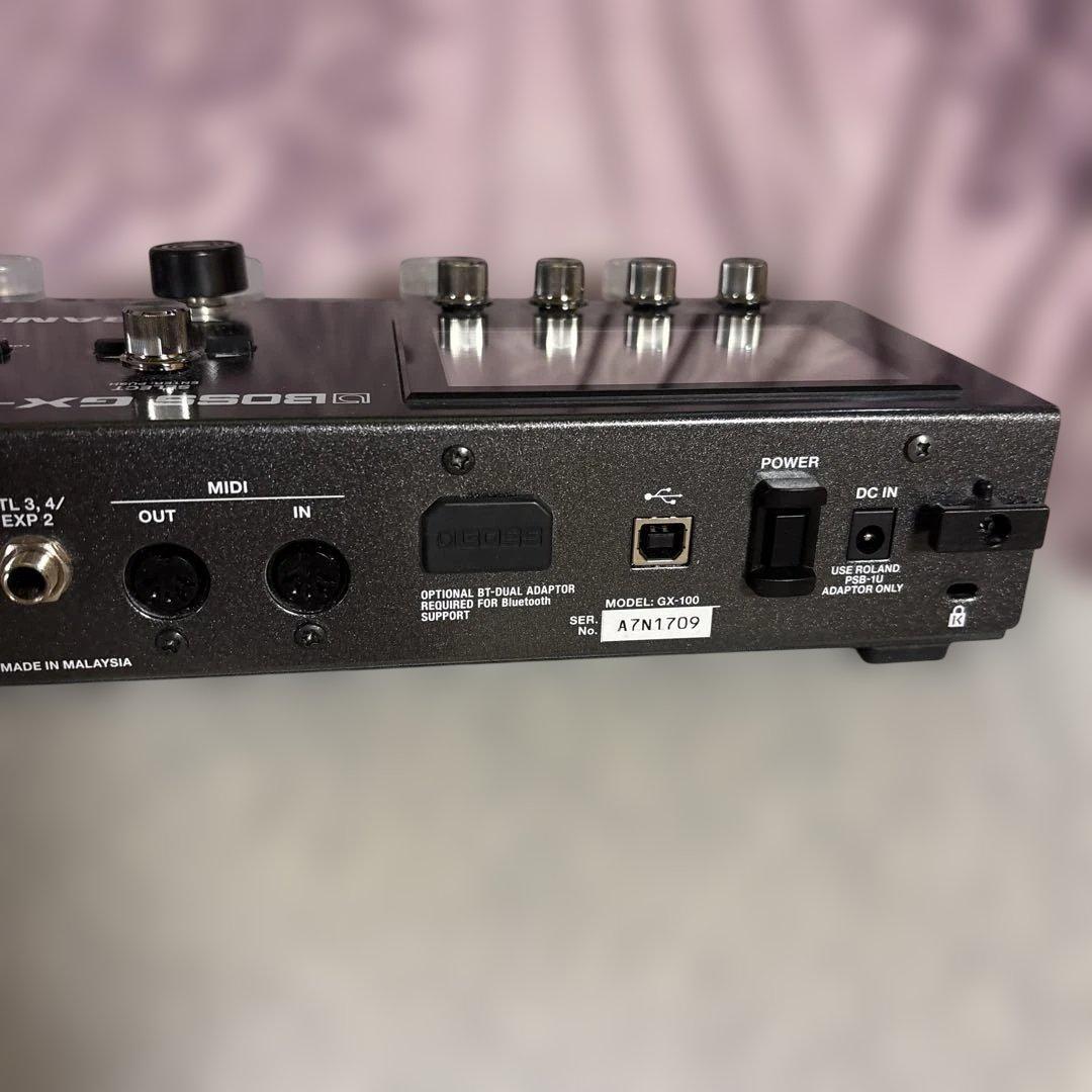 BOSS GX-100 マルチエフェクター アダプターキャリングケース付属