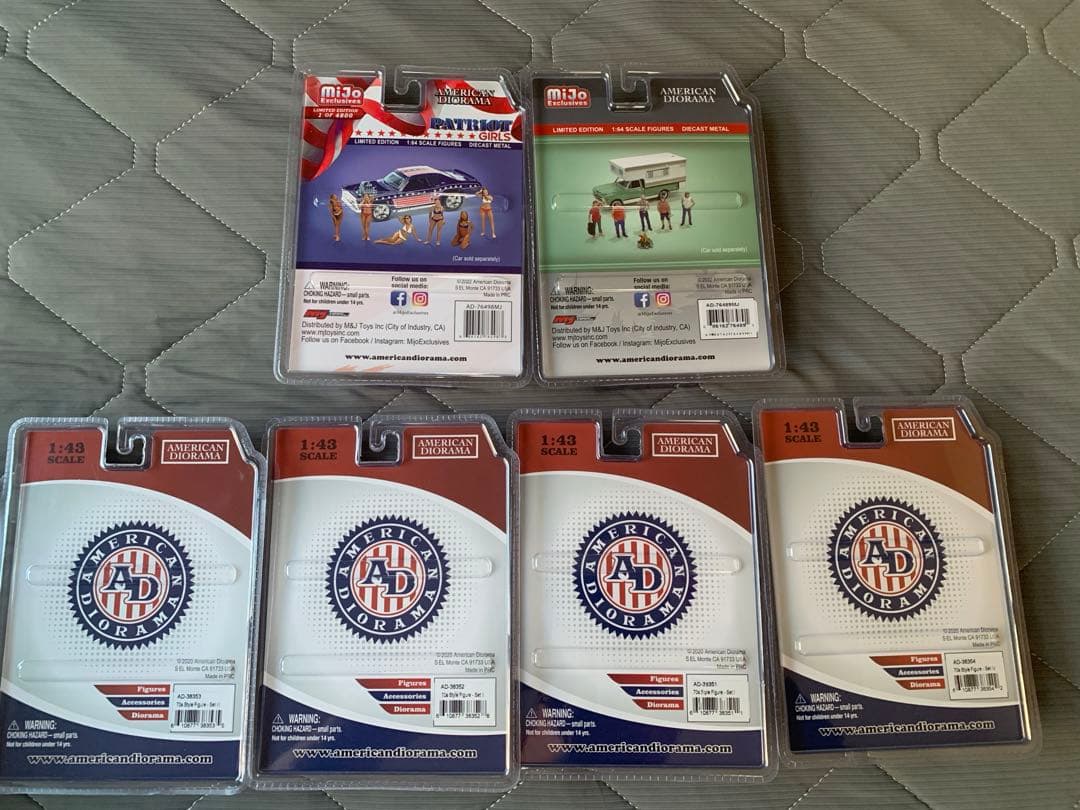 【超お得】アメリカンジオラマ フィギュア 1/64及び1/43の6点セット②