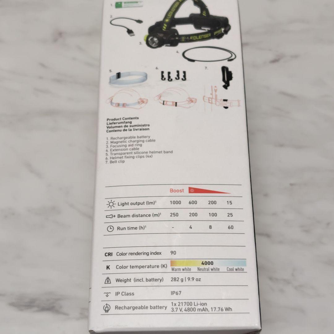 新品　未使用品　LED　ヘッドライト　レッドレンザ―　USB充電　502195