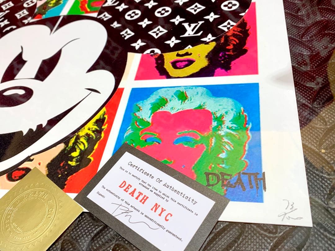 売約済！DEATHNYC  世界限定100枚 ヴィトン ミッキーマウス