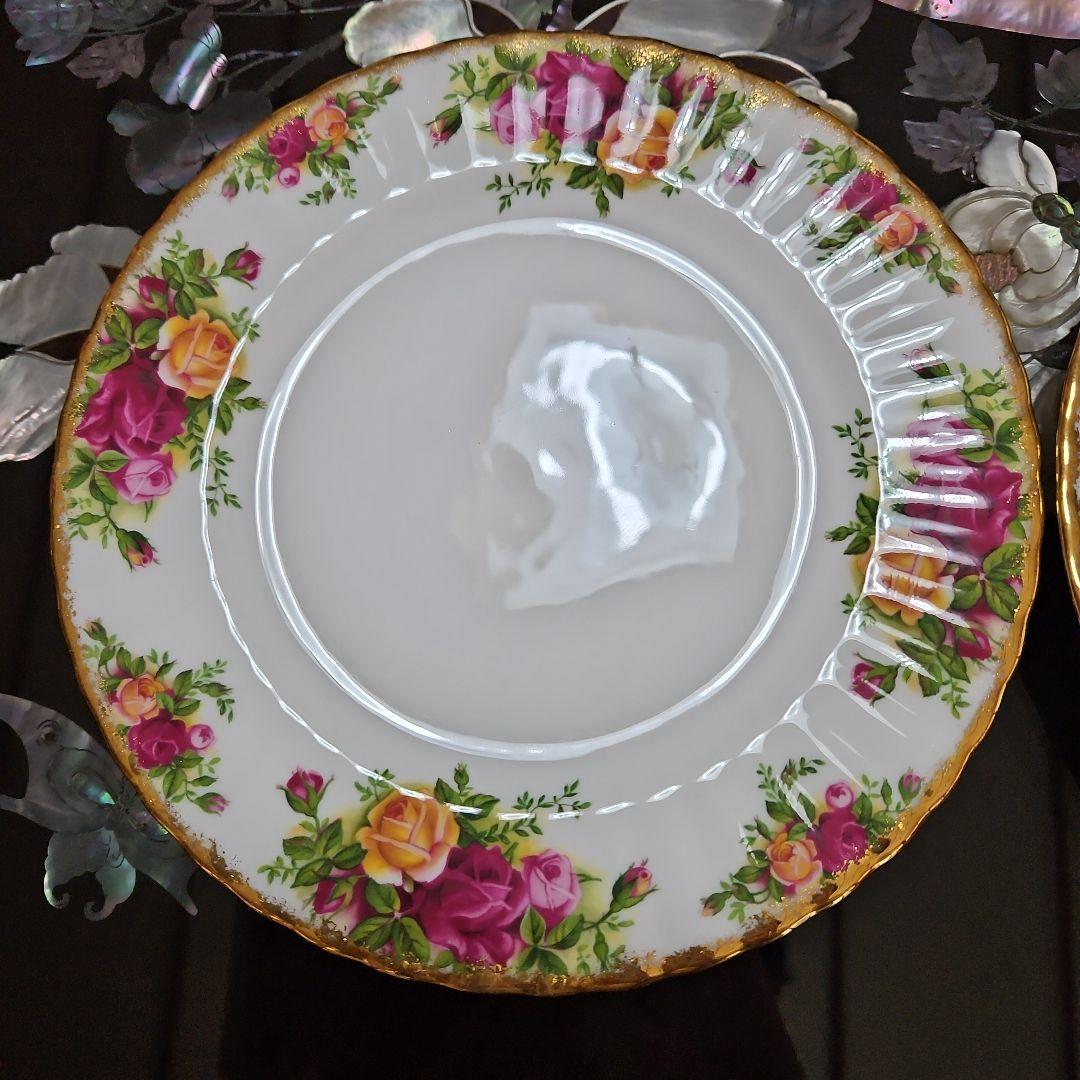 ロイヤルアルバートプレート(20．5cm)二枚