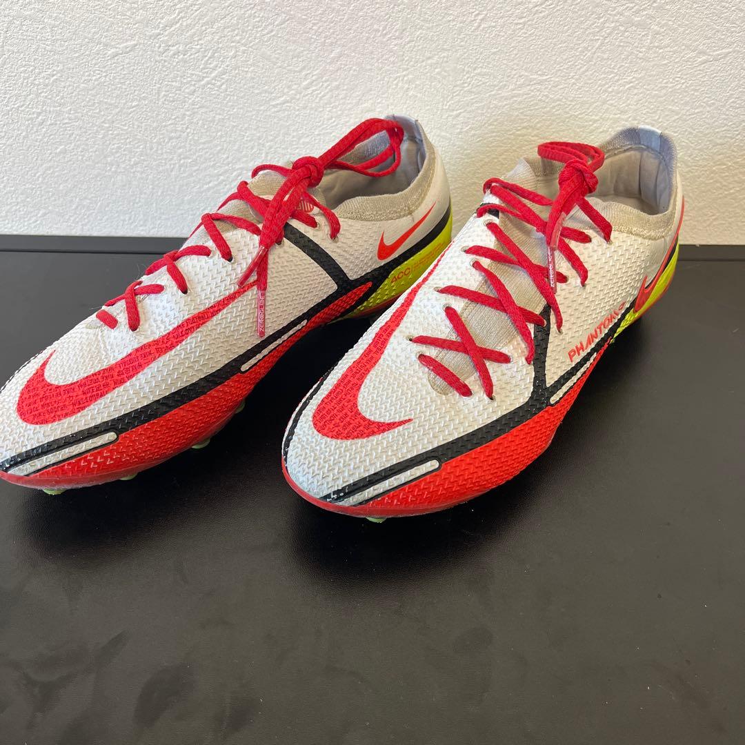 成立済ファントム GT2 エリート AG(ホワイト×レッド) 25.5cm