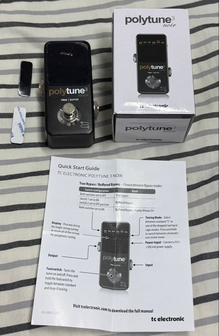 tc electronic polytune3 ギターエフェクター