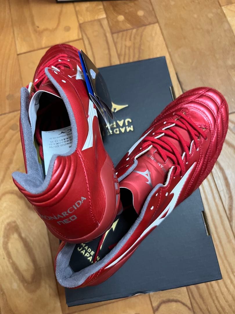 新品　廃盤品　激レア　ミズノ　モナルシーダ ネオ2 JAPAN レッド