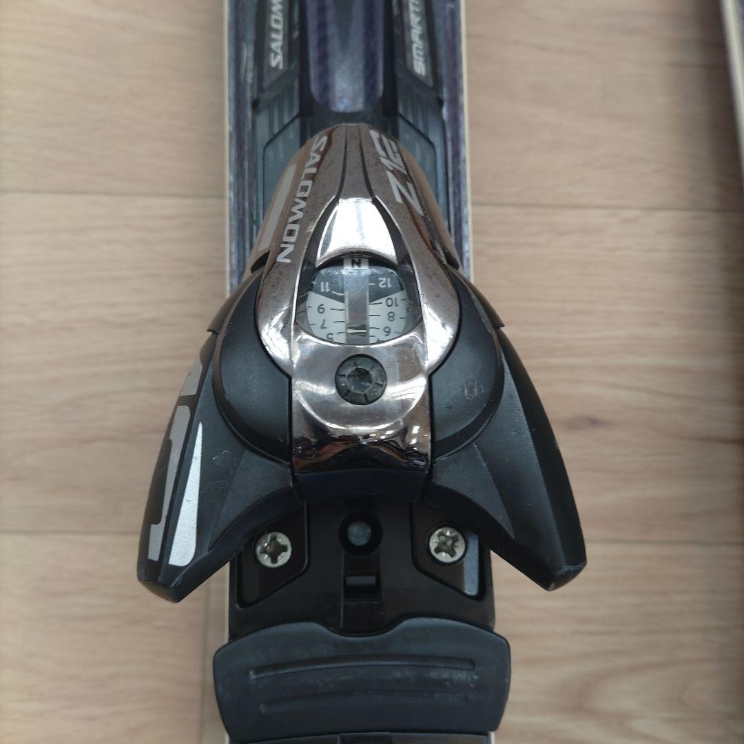 SALOMONのスキー板162cm ビンディングセット ストックおまけ