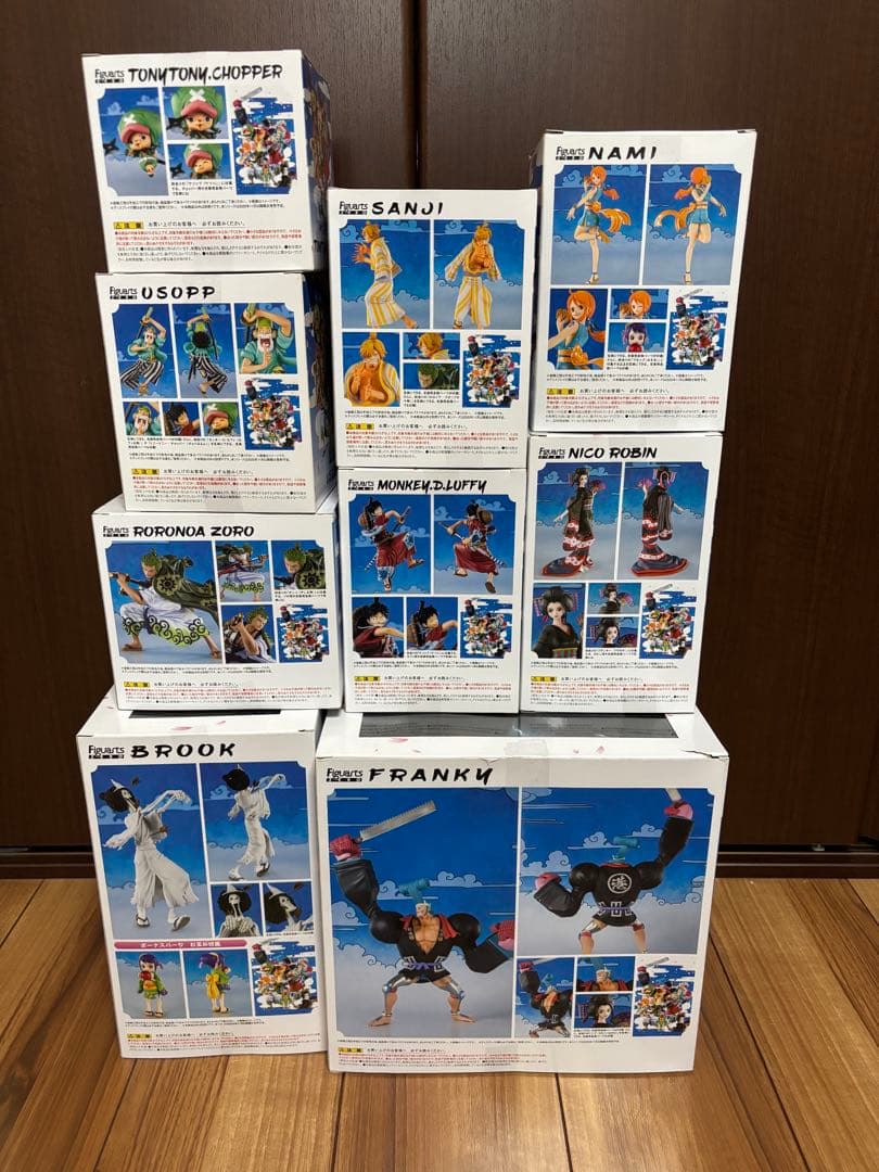 フィギュアーツZERO ワンピース ワノ国 麦わらの一味 +お玉 全9種セット