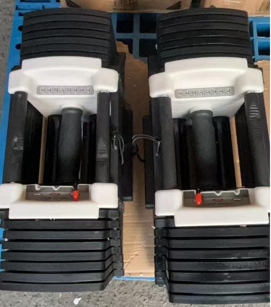 中古26-6パワーブロック ダンベル 可変式 42kg 2個セット24段階調節