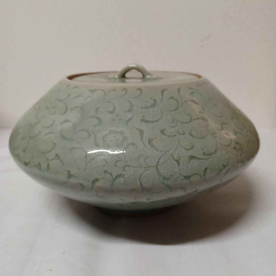 水指(韓国)+黒塗蓋