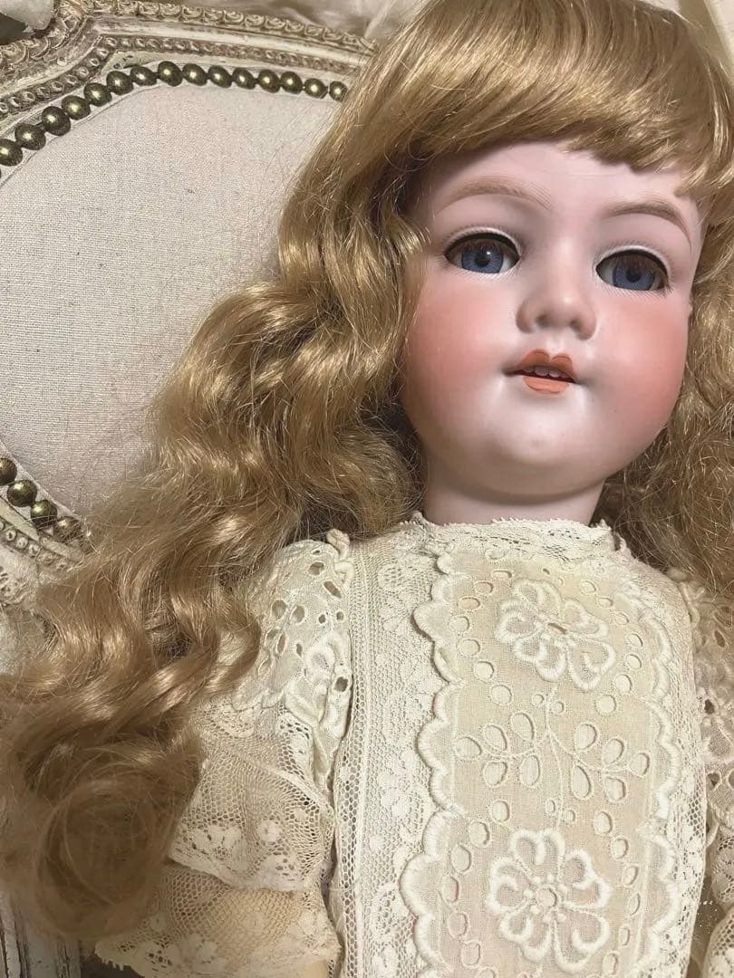 アンティーク　ドール　ビスクドール　スリープ