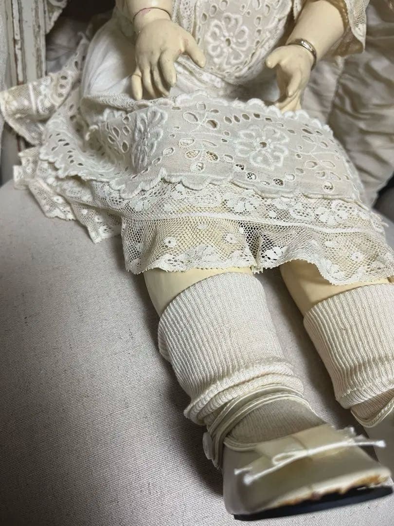 アンティーク　ドール　ビスクドール　スリープ