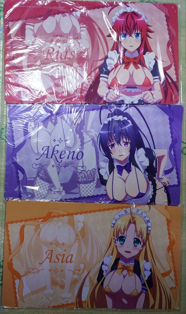 ハイスクールD×D HERO セクシーメイド ラバーマット 3点セット