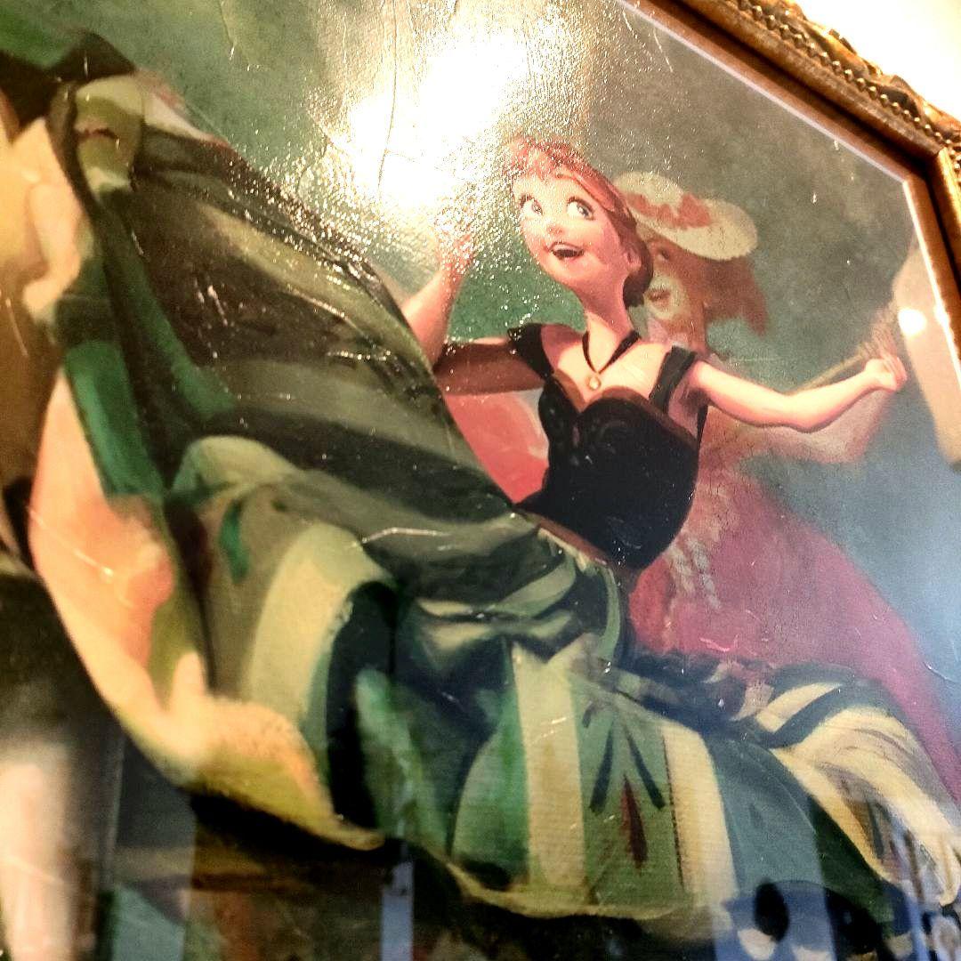 【限定品】アナと雪の女王 サイン入りアート Art Imitates Art