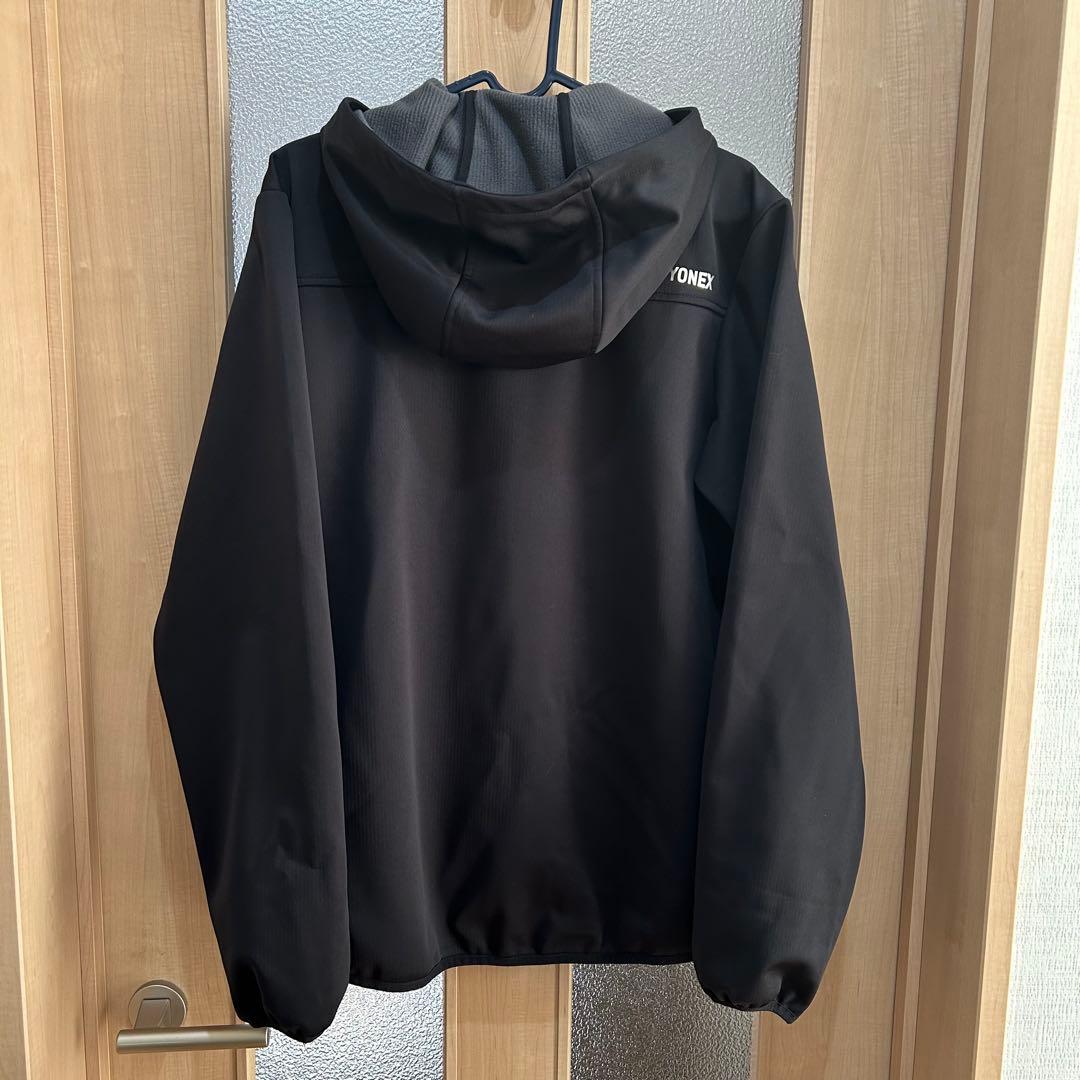 YONEX フード付きジャケット ブラック　ヒートカプセル　Mサイズ