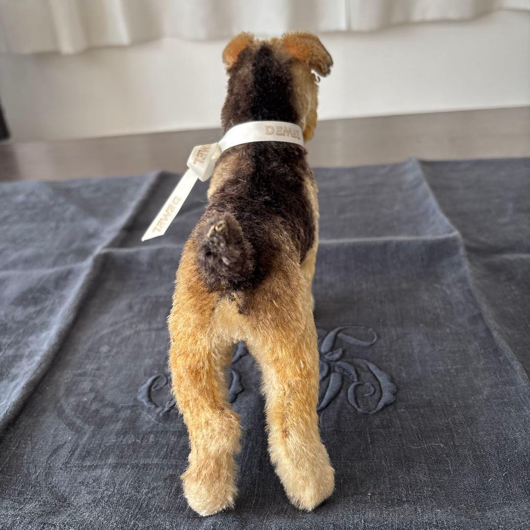 フランス　アンティーク　犬　ぬいぐるみ