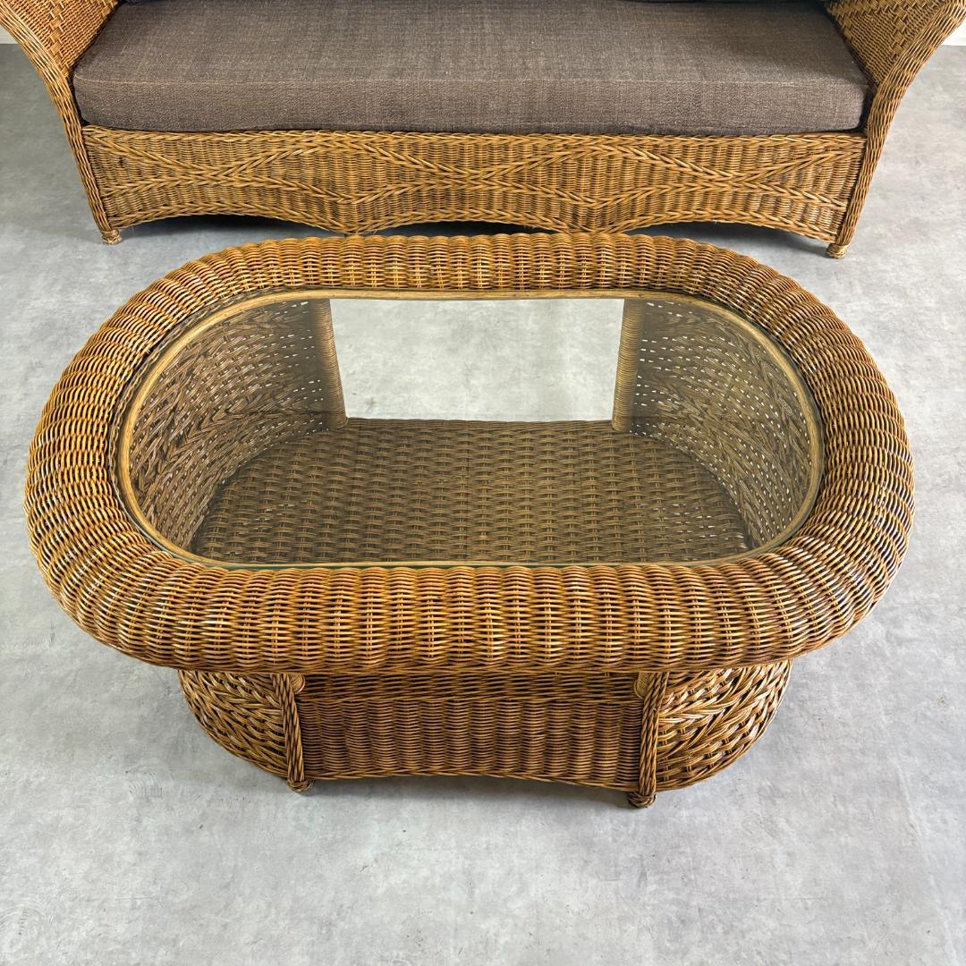 ラタンテーブル｜リゾートスタイル・アジアンインテリア