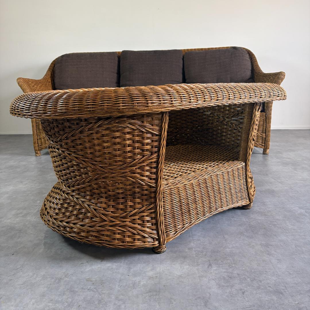 ラタンテーブル｜リゾートスタイル・アジアンインテリア