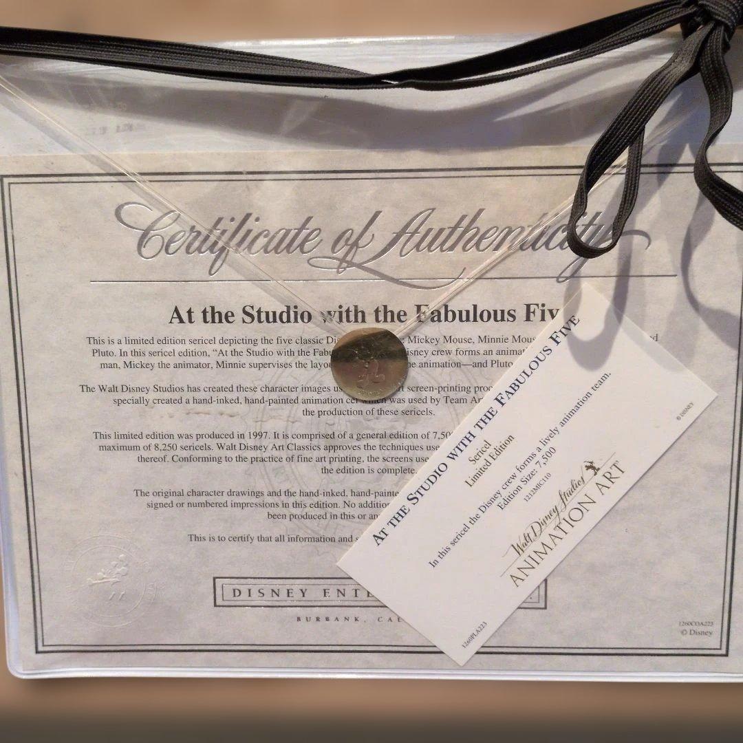 【値下げしました】ミッキーと仲間たちのアート 1996年製32900→25900