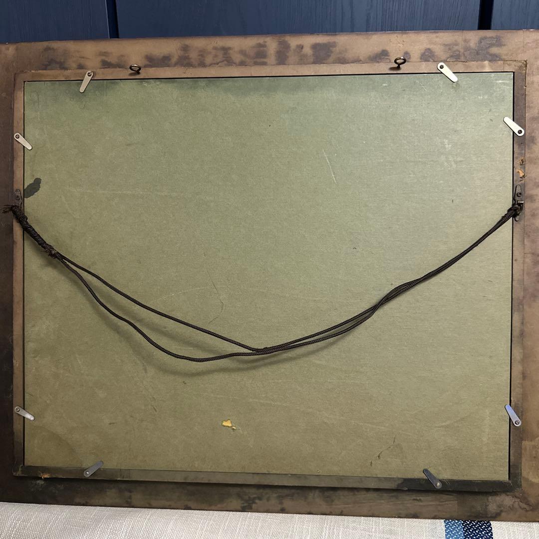 有名作家　藤森悠二　真作　肉筆　油彩　絵画モンパルナス　美術品　インテリア　価値