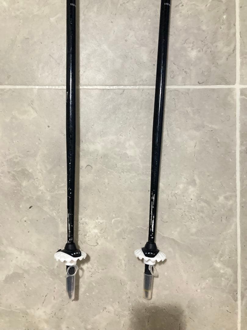 自動車洋さま専用　LEKI スキー ストック　チタン製　黒　白