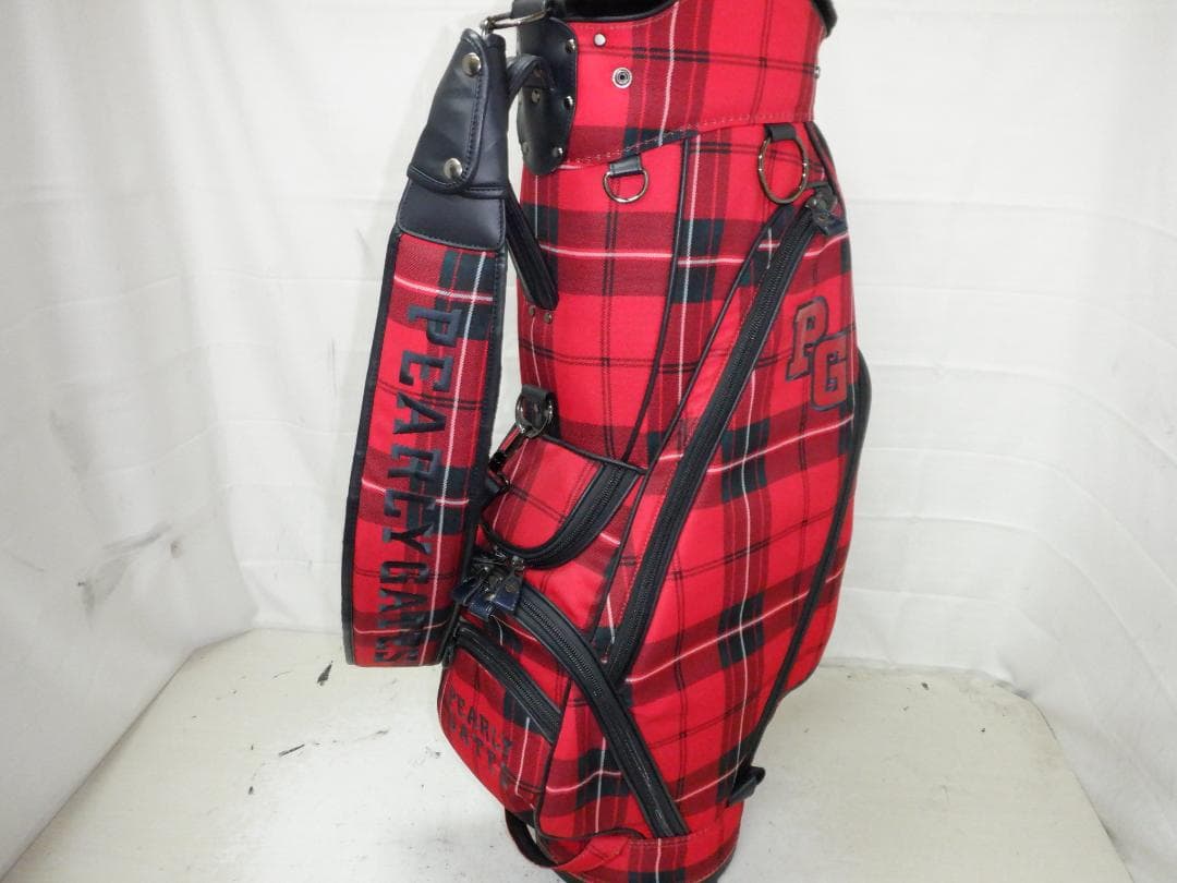 PEARLY GATES★パーリーゲイツ★9.0型★良品★スタッフ★RED