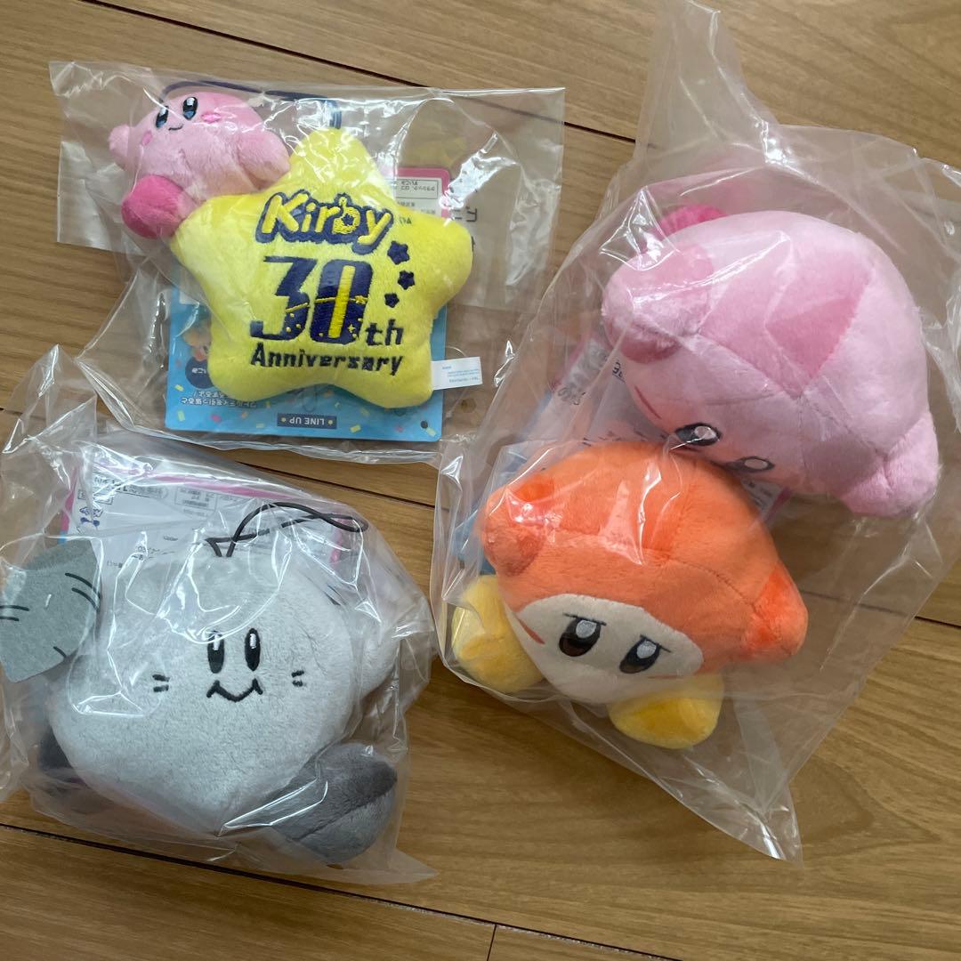 星のカービィ 一番くじ　30周年　デラックスコレクション　ぬいぐるみ　マスコット