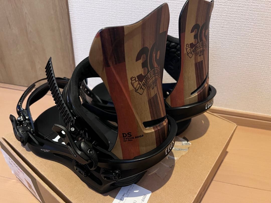 FLUX DS ビンディング ブラック M 木目調 30周年記念モデル