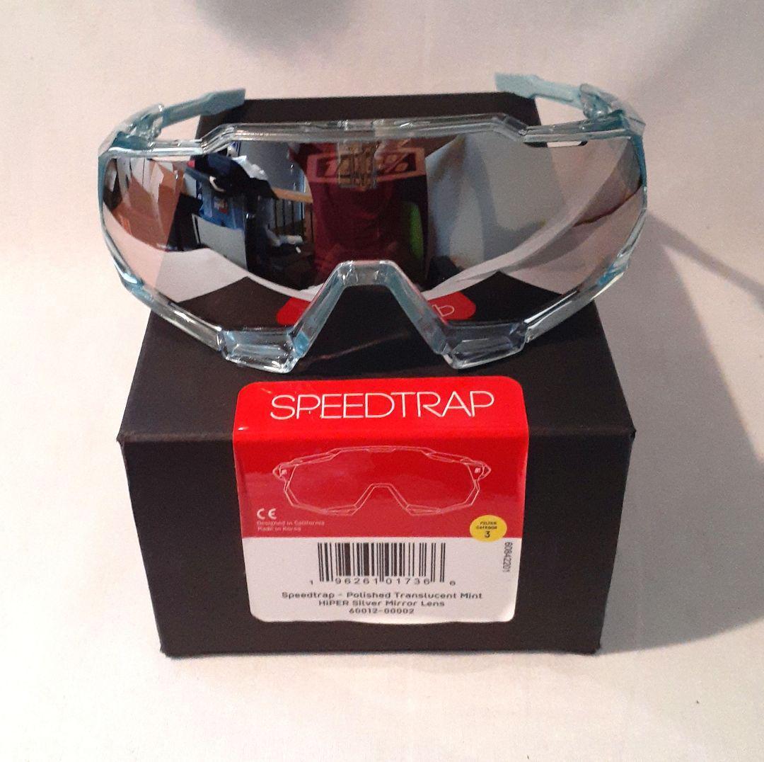 100% SPEEDTRAP クリアミント ワンハンドレッド サングラス
