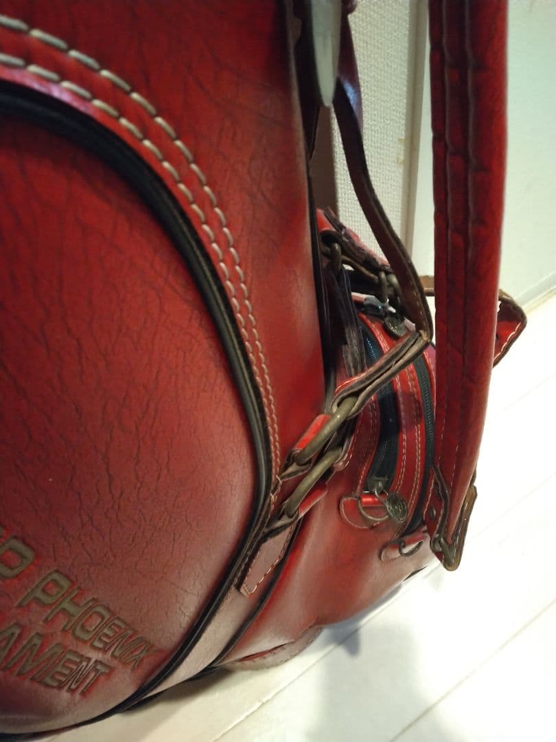 重厚感あり　レア　ダンロップフェニックストーナメント　キャディバッグ