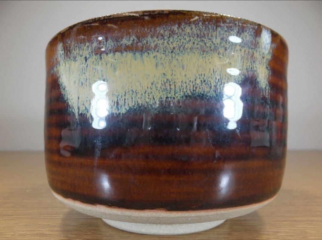 真作保証 鬼丸雪山 自作 高取焼 コレクター放出品 茶道具 福岡県