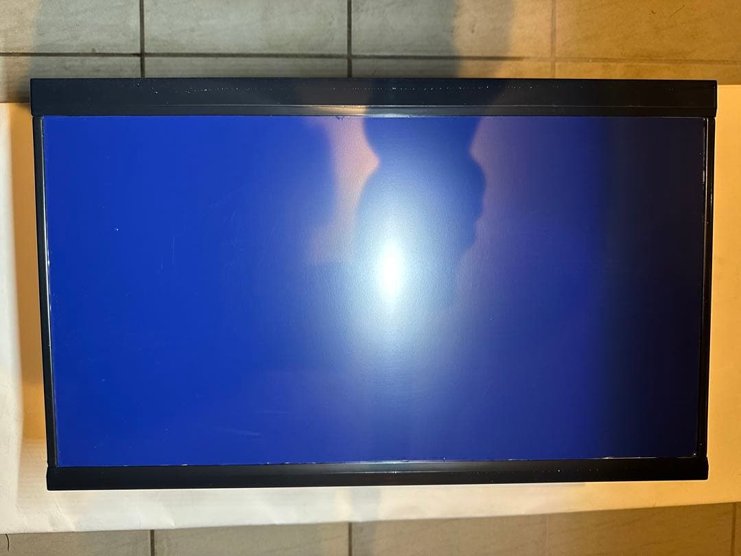 ６０センチ　水槽　曲げガラス　ライト　上部フィルター　GEX