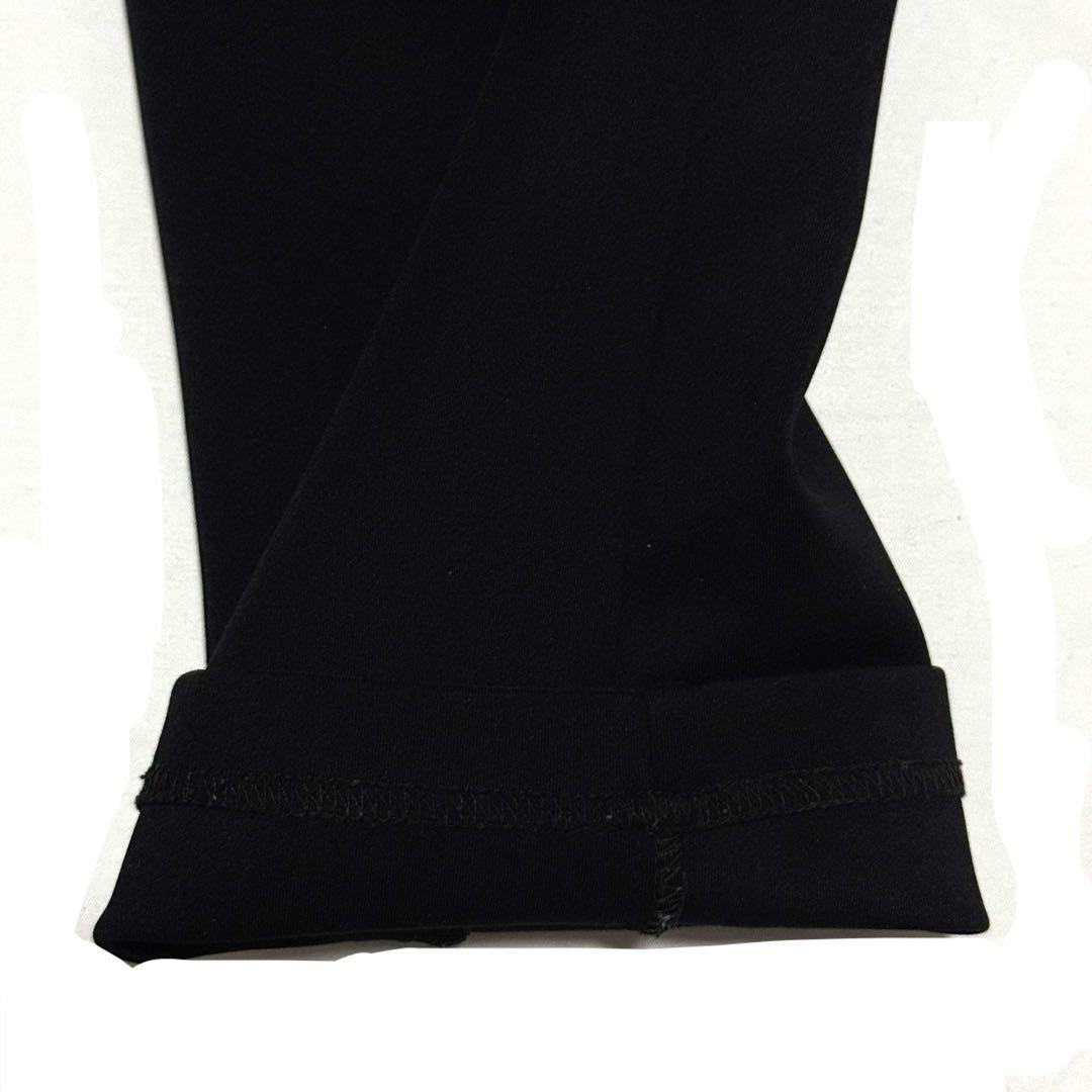 状態良好 アンパスィ ロゴ入りストレッチパンツ ブラック 伸縮性快適 サイズM