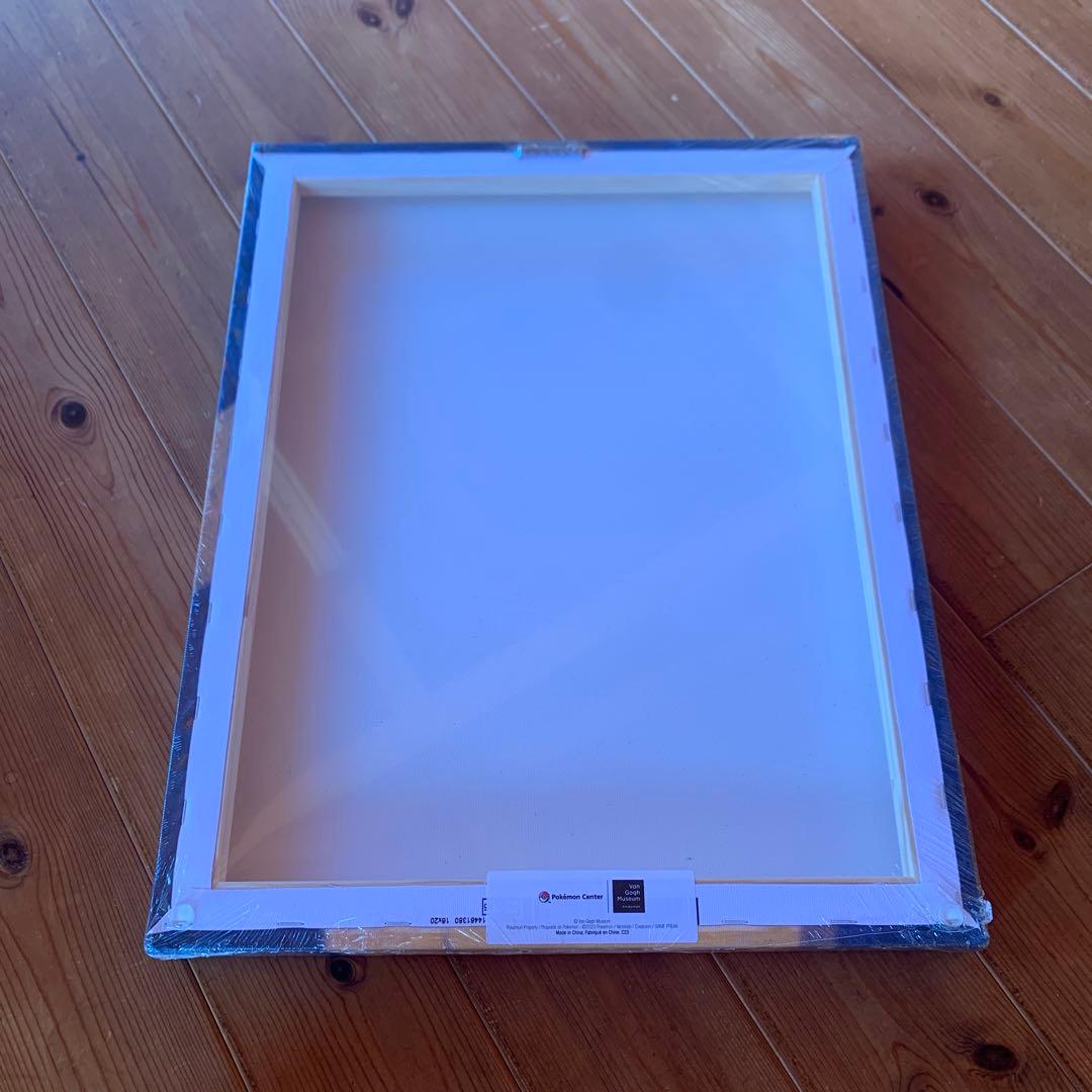 新品・アート　ゴッホピカチュウ　キャンバス　ポケモンゴッホ展