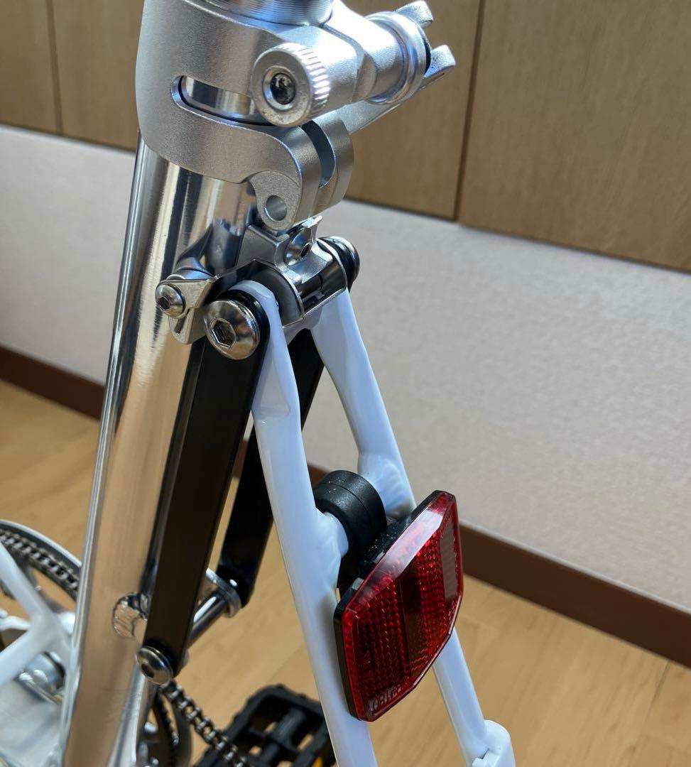 【美品】Carry me ８インチ折りたたみ自転車 シルバー