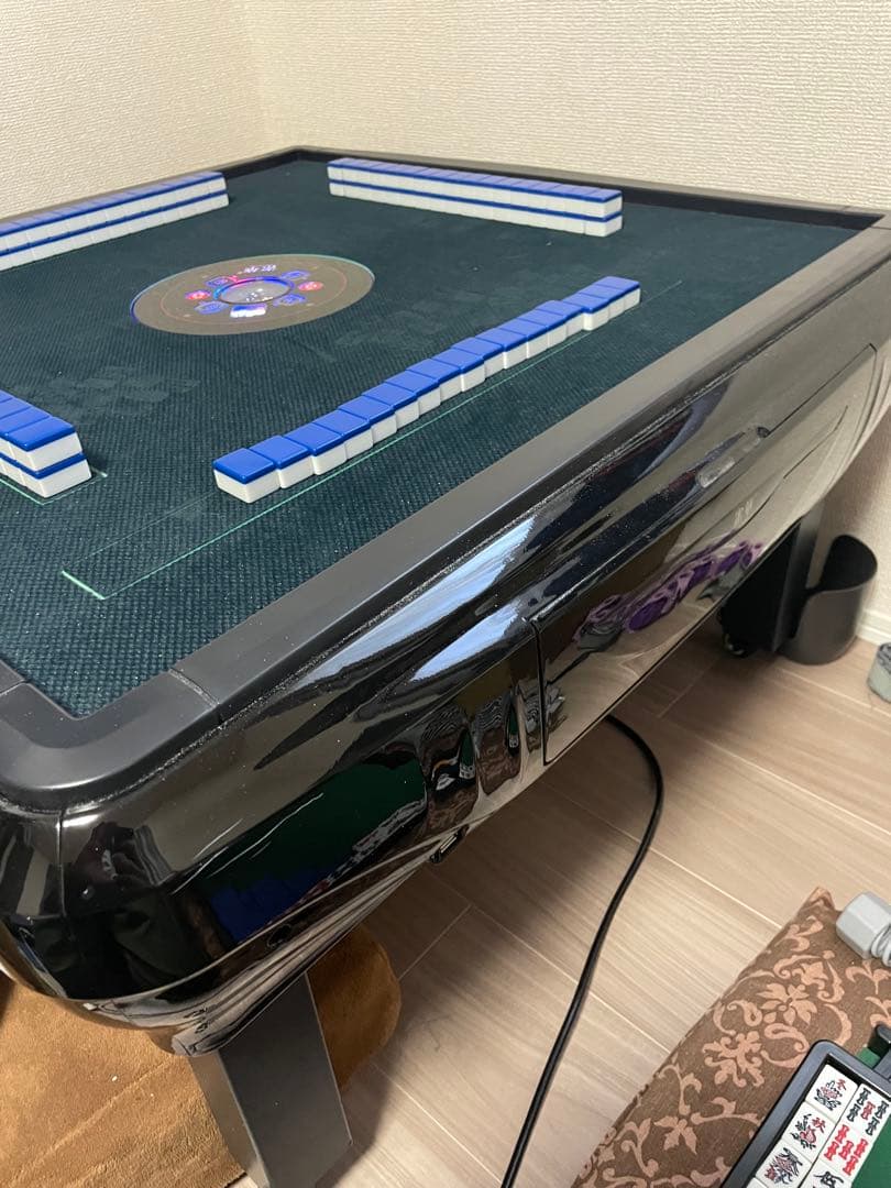 全自動麻雀卓 麻雀牌・チップ付 座卓式 28mm 引取りのみ