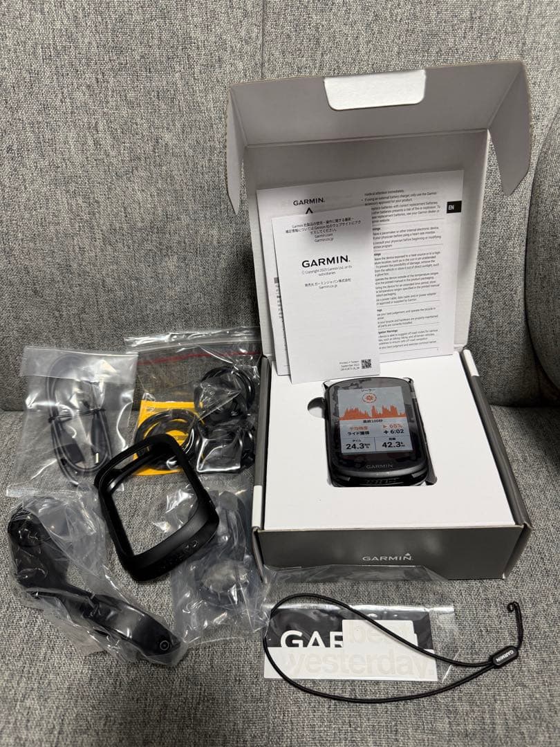 新品同様GARMIN ソーラーGPS サイクルコンピューター　EDGE 840