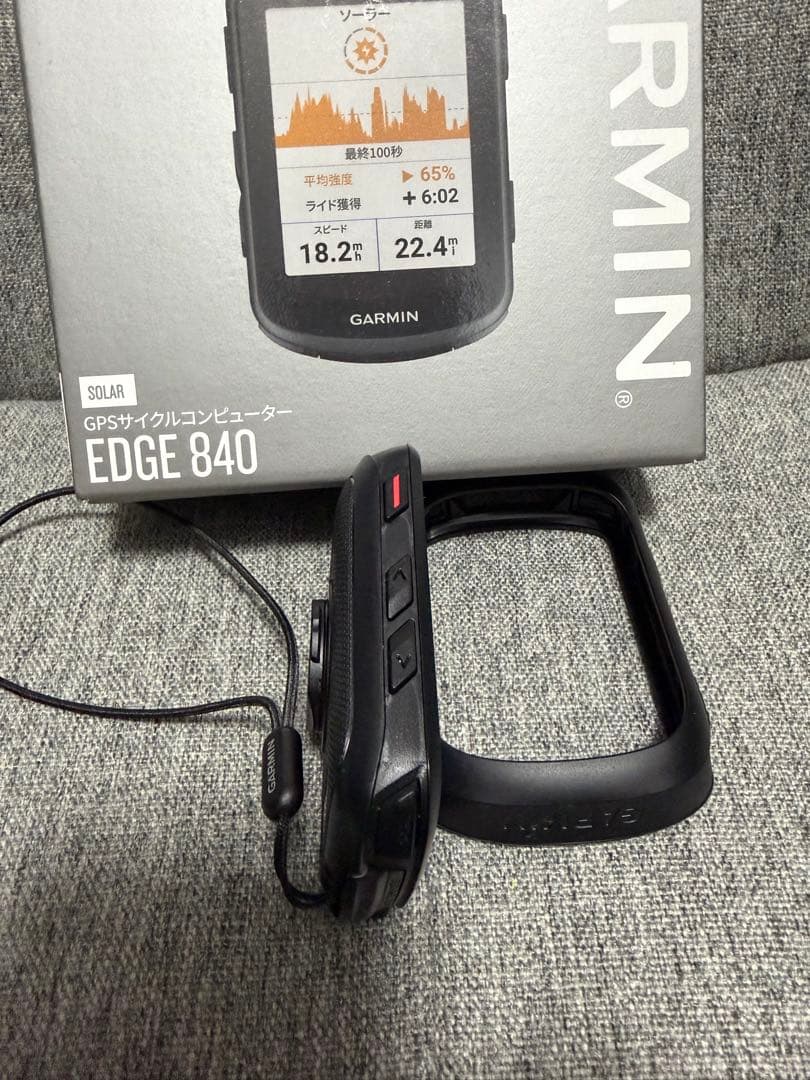 新品同様GARMIN ソーラーGPS サイクルコンピューター　EDGE 840