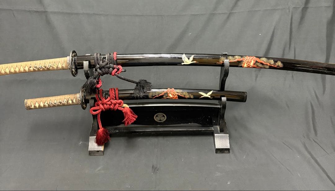 模造刀　日本刀　まとめ　7振り　太刀　脇差　白鞘　刀掛け2個付き