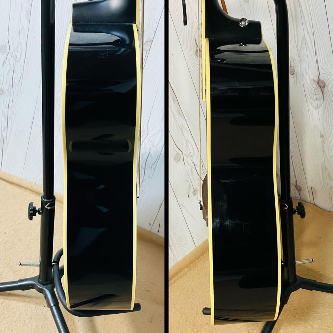 【美品】YAMAHA アコースティックギター FS820 ブラック ケース付き