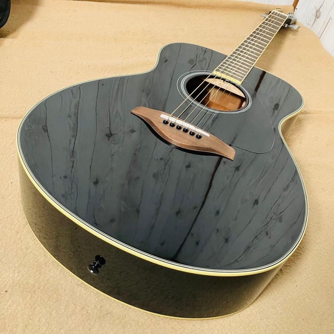 【美品】YAMAHA アコースティックギター FS820 ブラック ケース付き