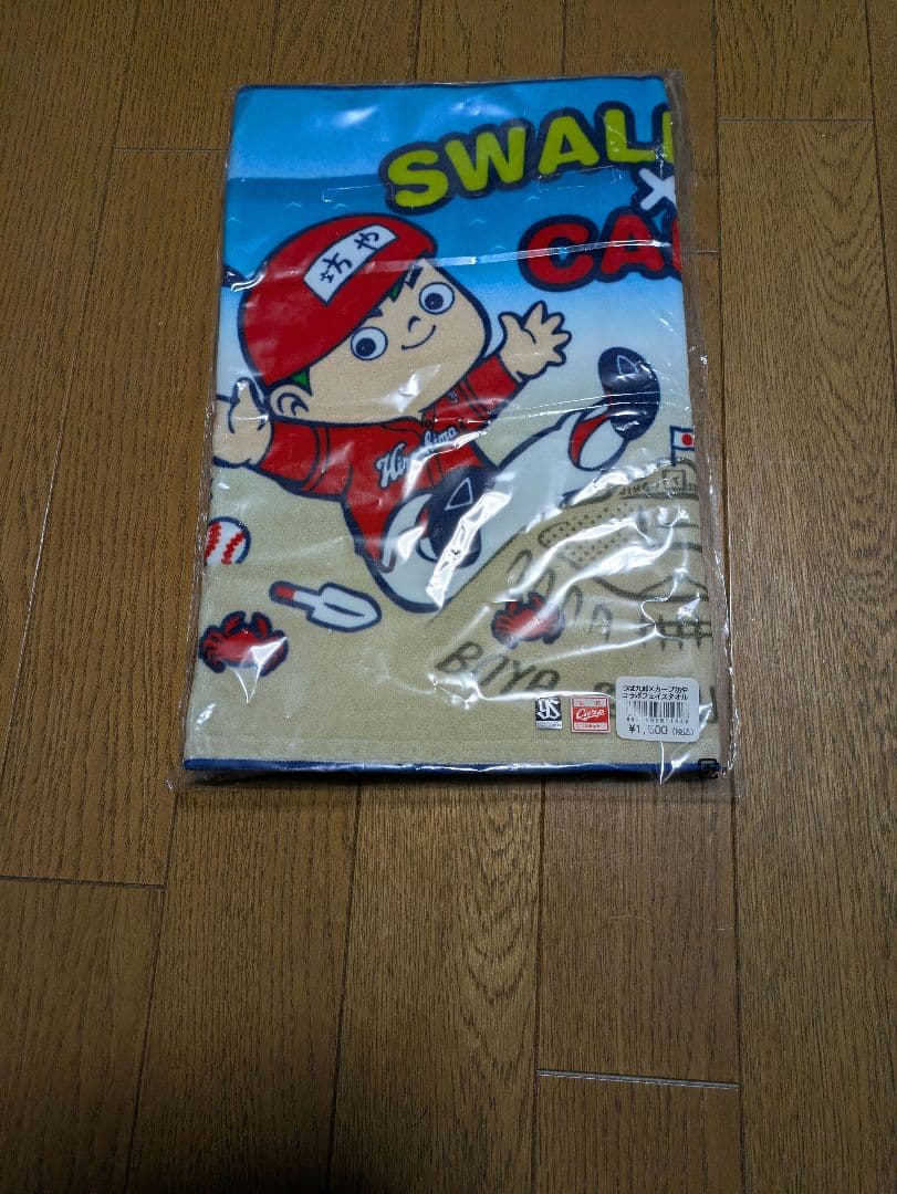 東京ヤクルトスワローズ フェイスタオル(コラボ・限定品) [新品・未使用]